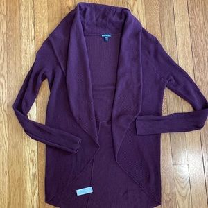 Express Open Front Sweater